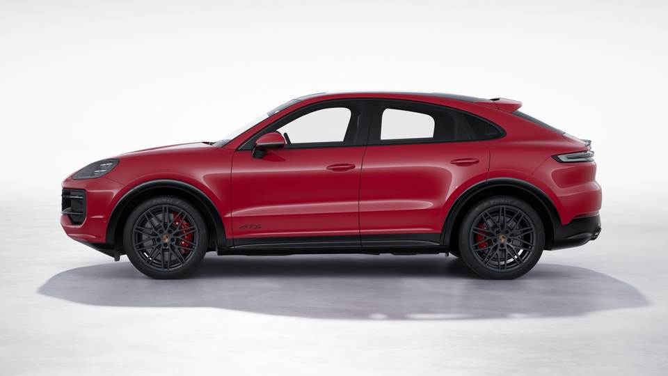 Brake system with brake calipers in Red
