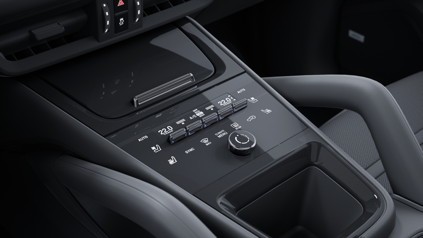 Massage function front including seat ventilation front