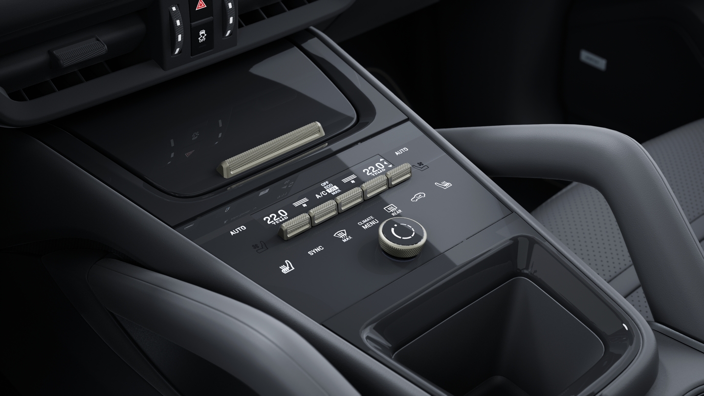 Two-zone automatic climate control, including parking pre-climatisation