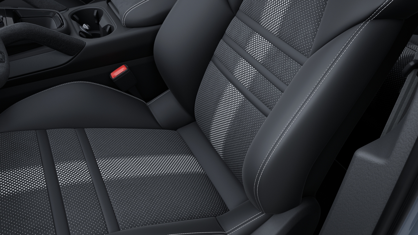 GT Interior Package with contrast stitching Arctic Grey
