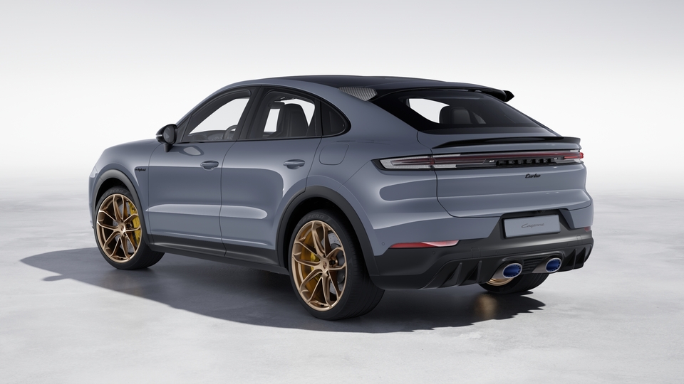 Model designation on tailgate in Black (satin-gloss) with border in Black