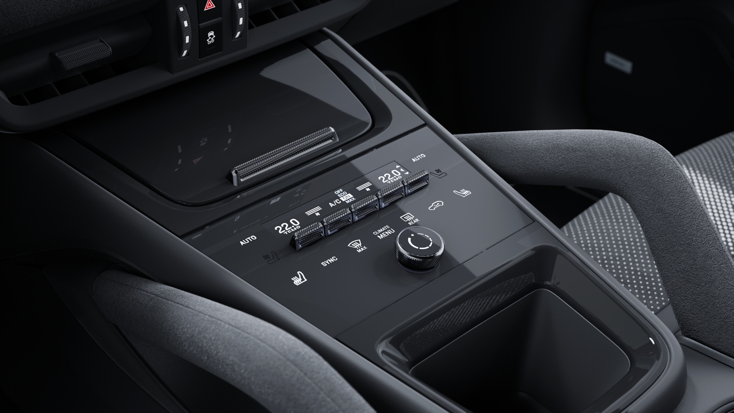 Two-zone automatic climate control, including parking pre-climatisation