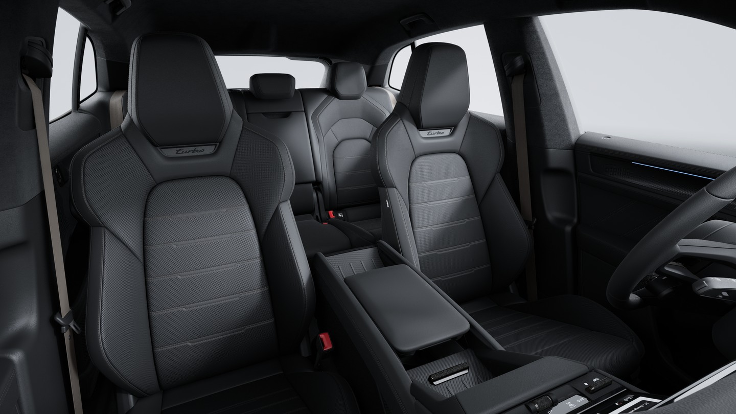 Leather interior Black with Interior Package Turbonite