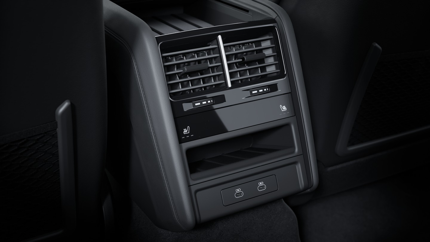 Surface heating including seat heating (front and rear)