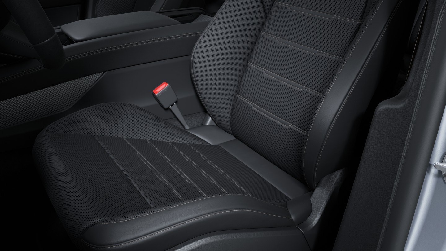 Leather interior Black with Interior Package Turbonite