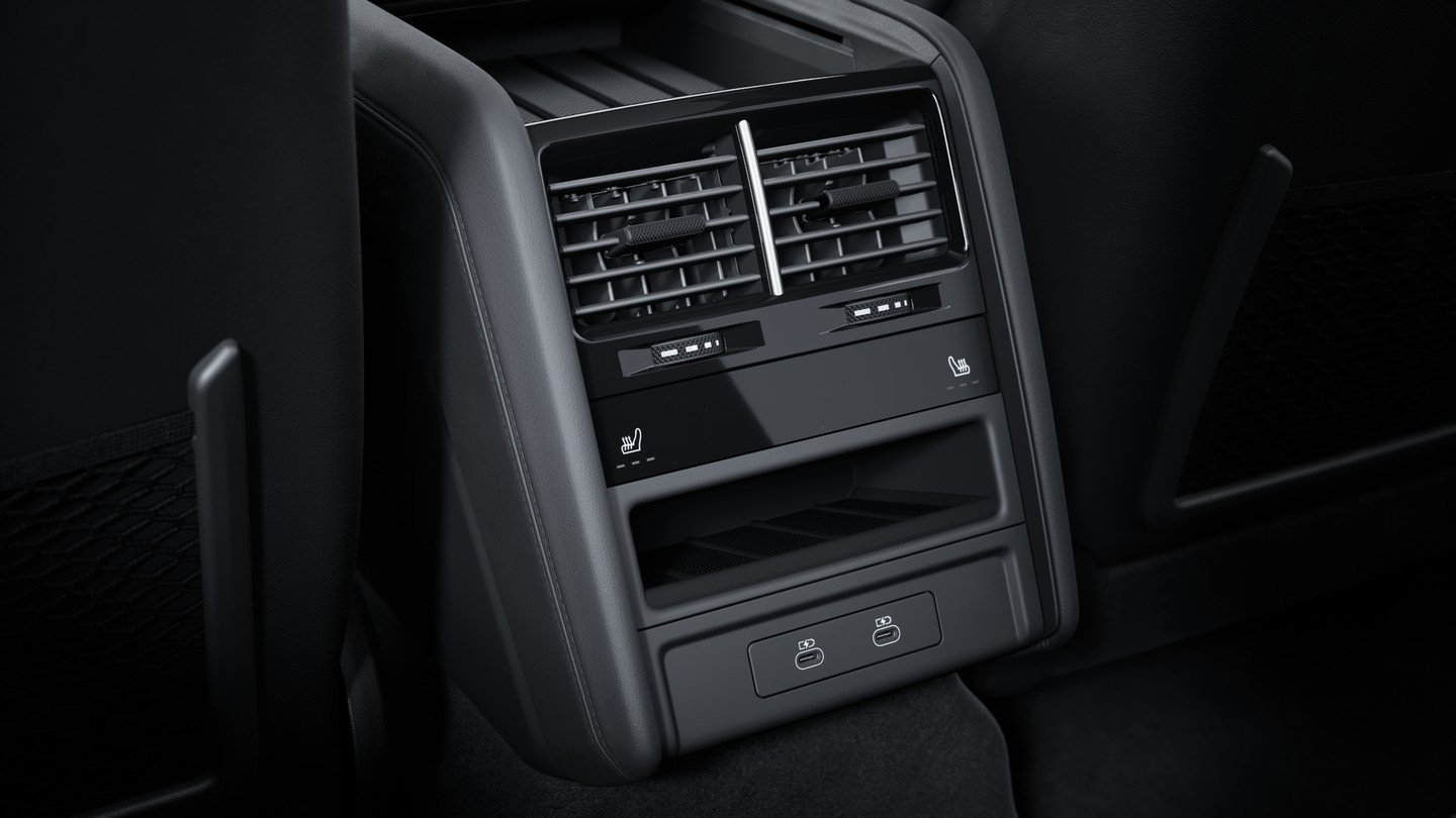 Surface heating including seat heating (front and rear)