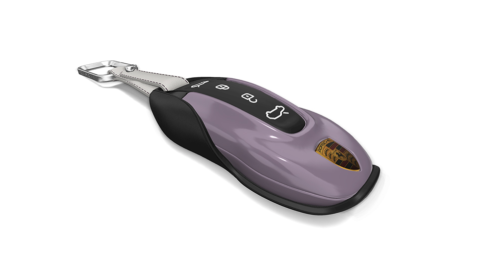 Personalised vehicle keys painted with case