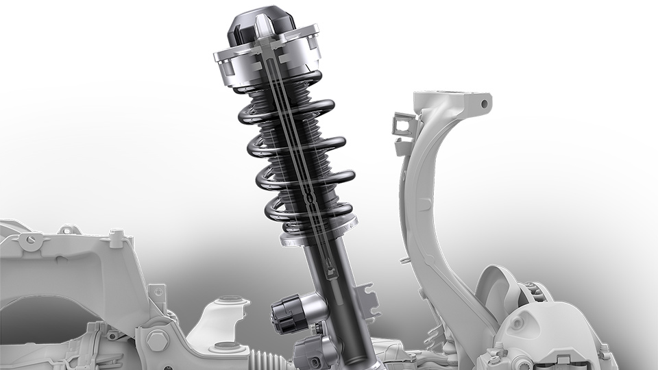 Steel Spring Suspension with Porsche Active Suspension Management (PASM)