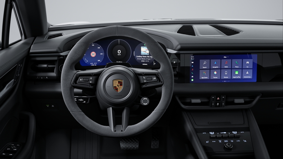 Heated GT Sports Steering Wheel in Race-Tex with Mode-Switch