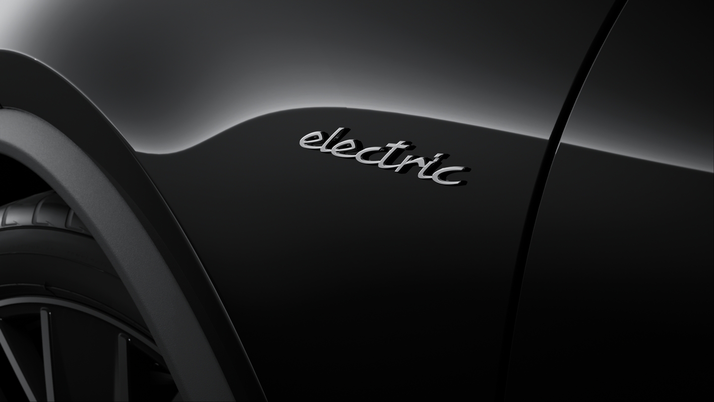 Model Designation and 'electric' logo in Silver