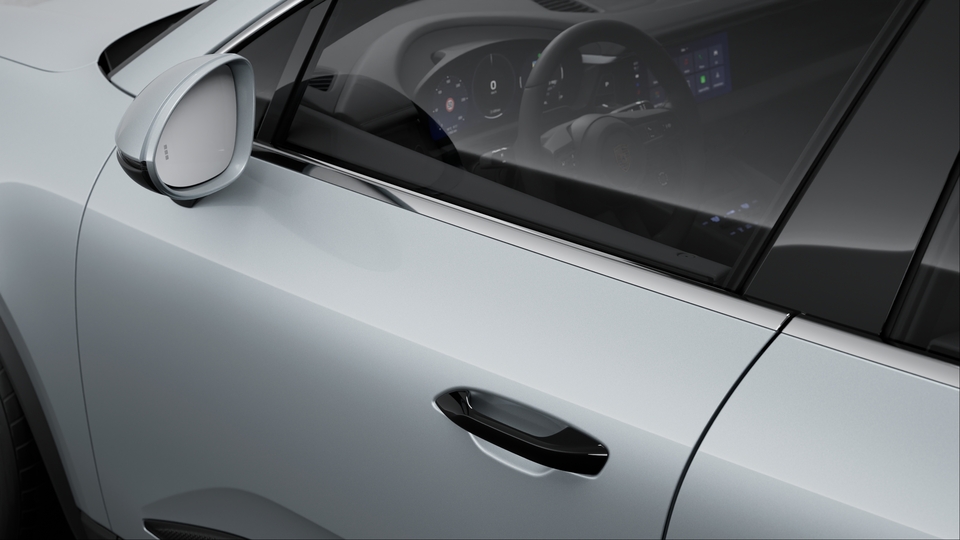 Door release levers painted in Black (high-gloss)