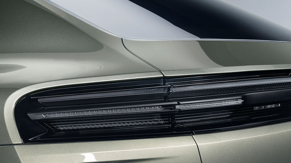 Tinted LED taillights including light strip