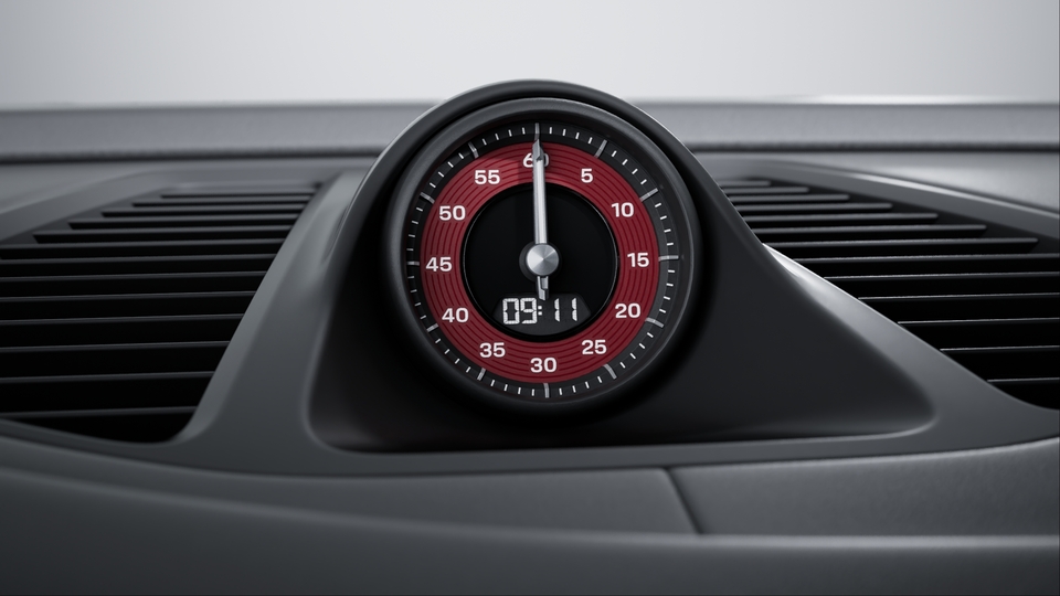 Compass/Sport Chrono Stopwatch Instrument Dial and Power Meter Bordeaux Red