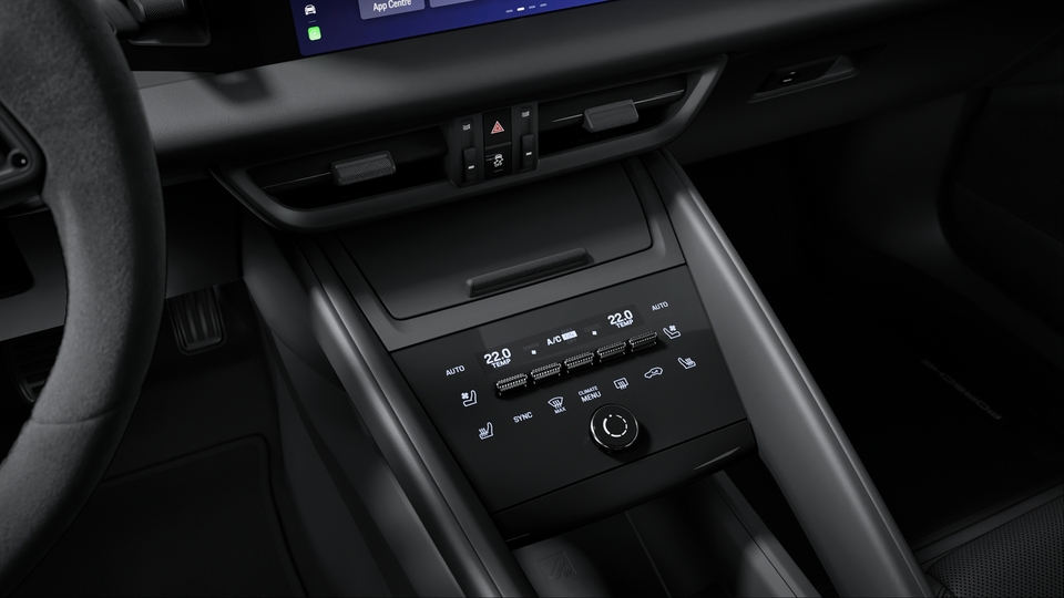 Massage function front including seat ventilation front