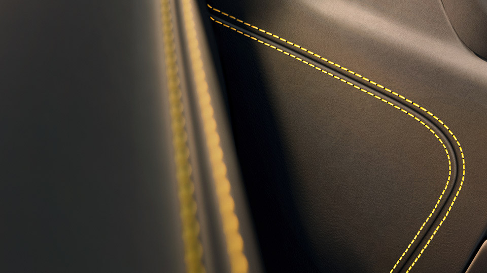 Dashboard End Trims Leather