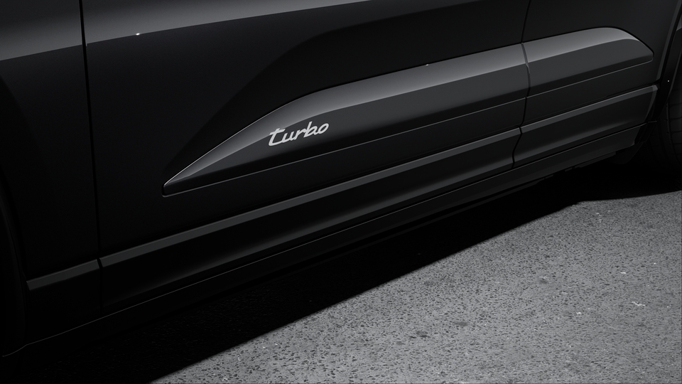 Model designation on sideblades in Silver