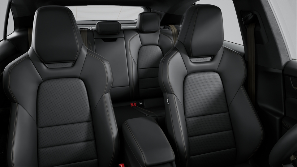 Leather Package in Black with Turbonite Accents