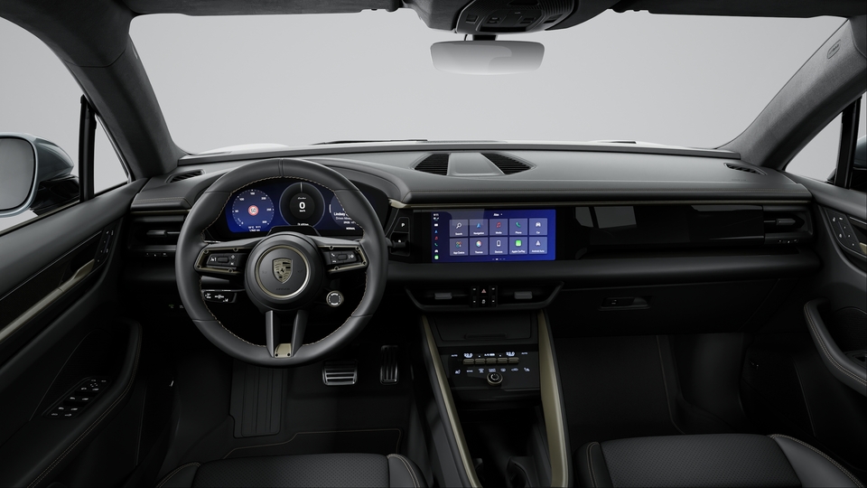 Leather Interior in Black with Interior Package in Turbonite