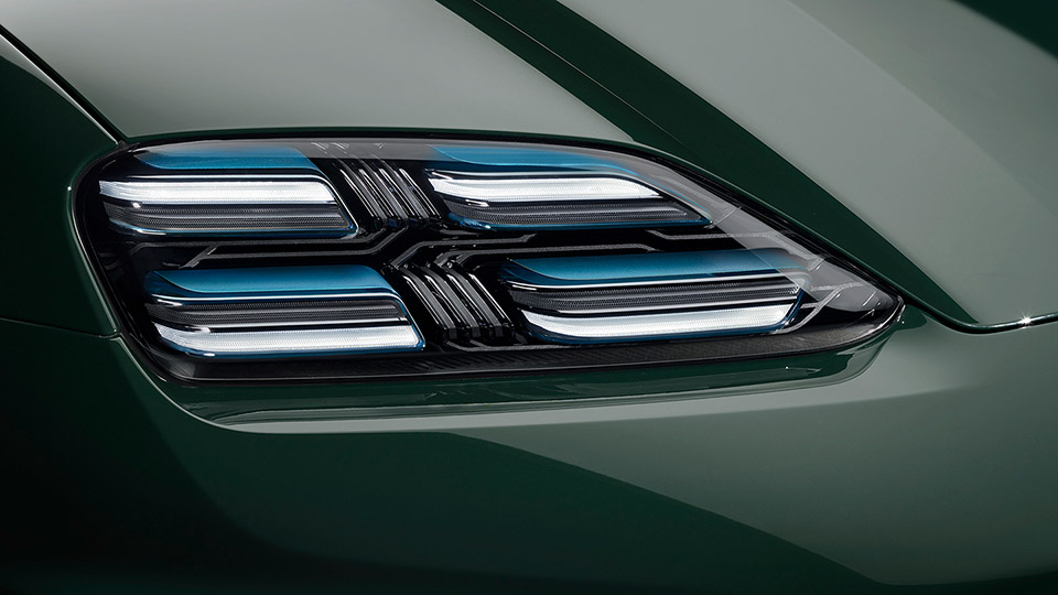 Matrix LED main headlights glacier blue