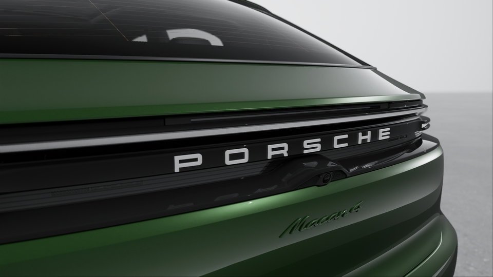 Model designation painted in exterior colour