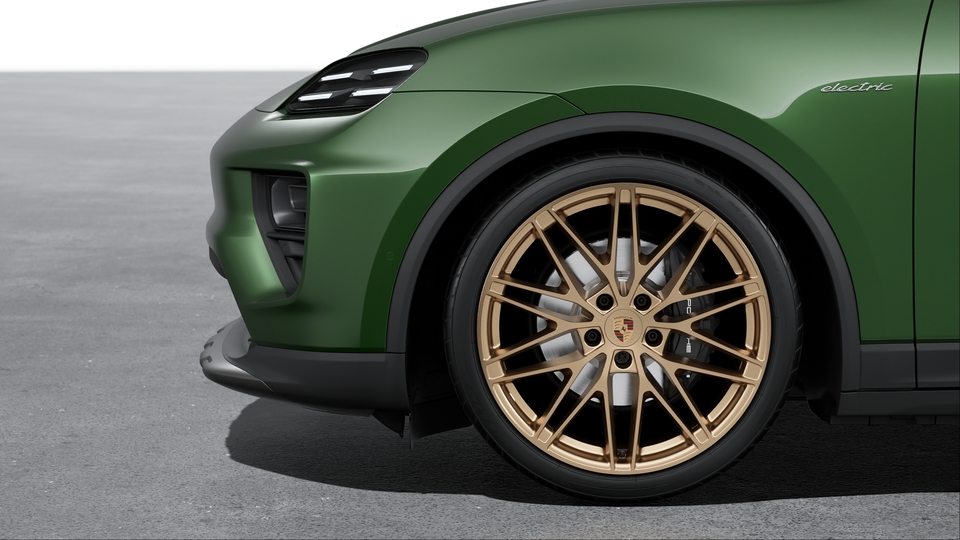 Wheels painted in Neodyme