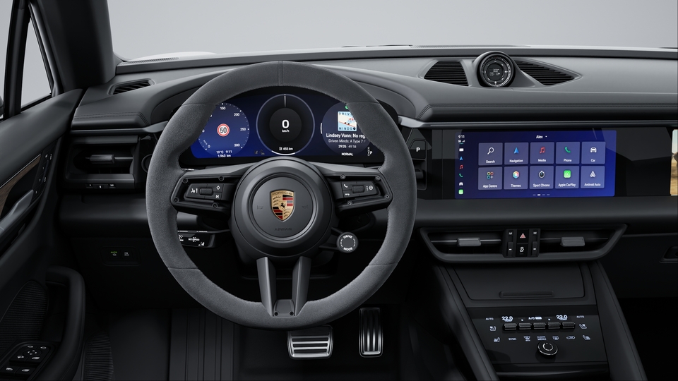 Heated GT Sports Steering Wheel in Race-Tex with Mode-Switch