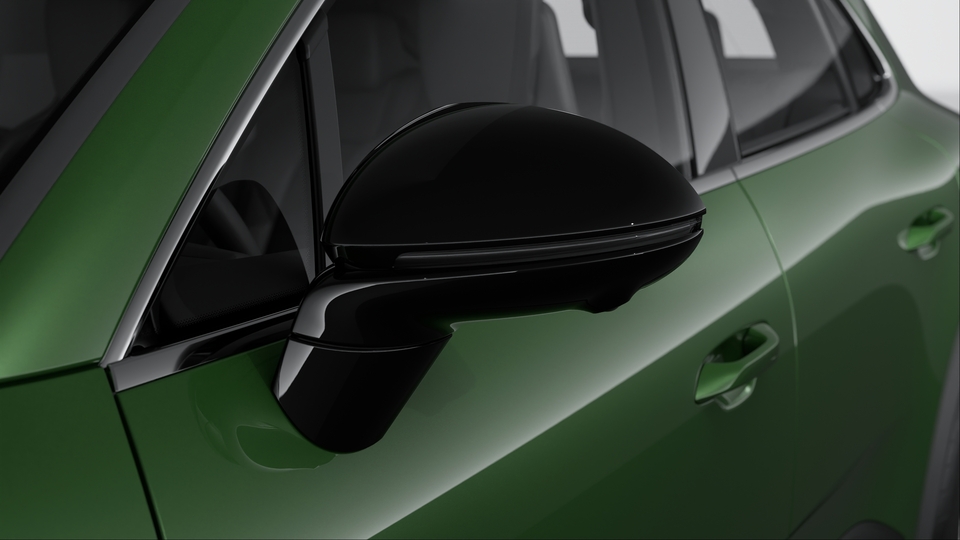 Exterior mirrors painted in Black (high-gloss)