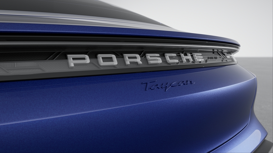 Model Designation painted in Exterior Colour