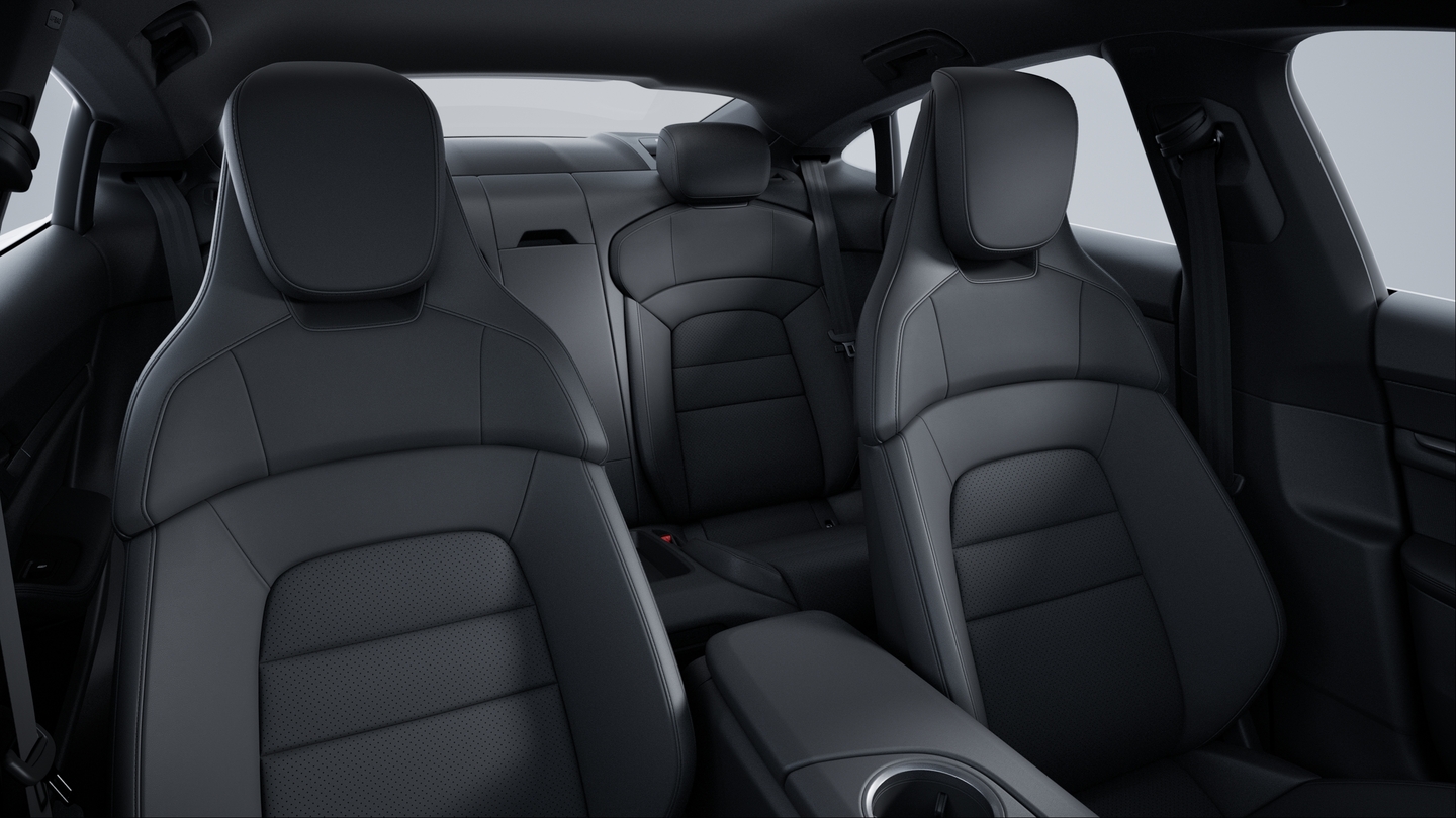 Partial leather interior Black