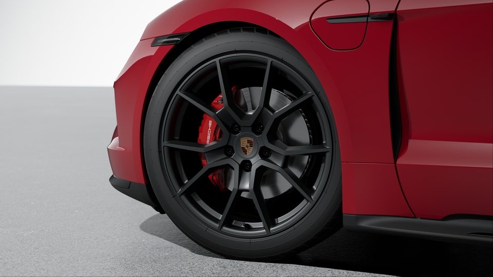 Wheels painted in Satin Black