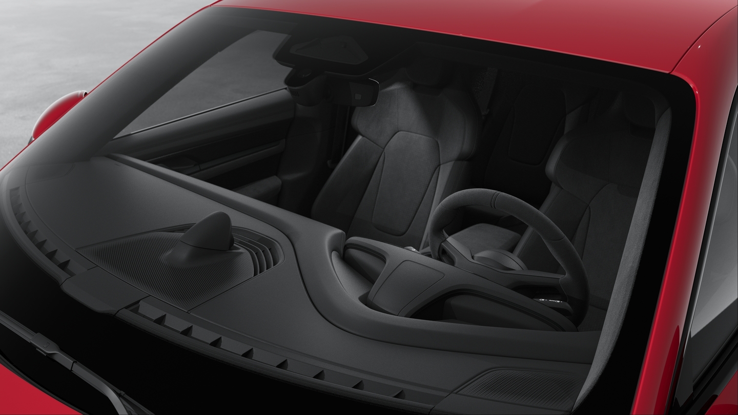 Windscreen with grey top tint