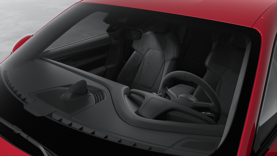 Windscreen with grey top tint