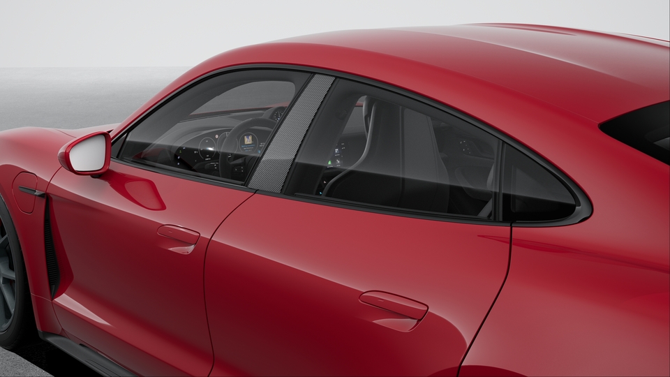 Outer Trim B-Pillars in Carbon