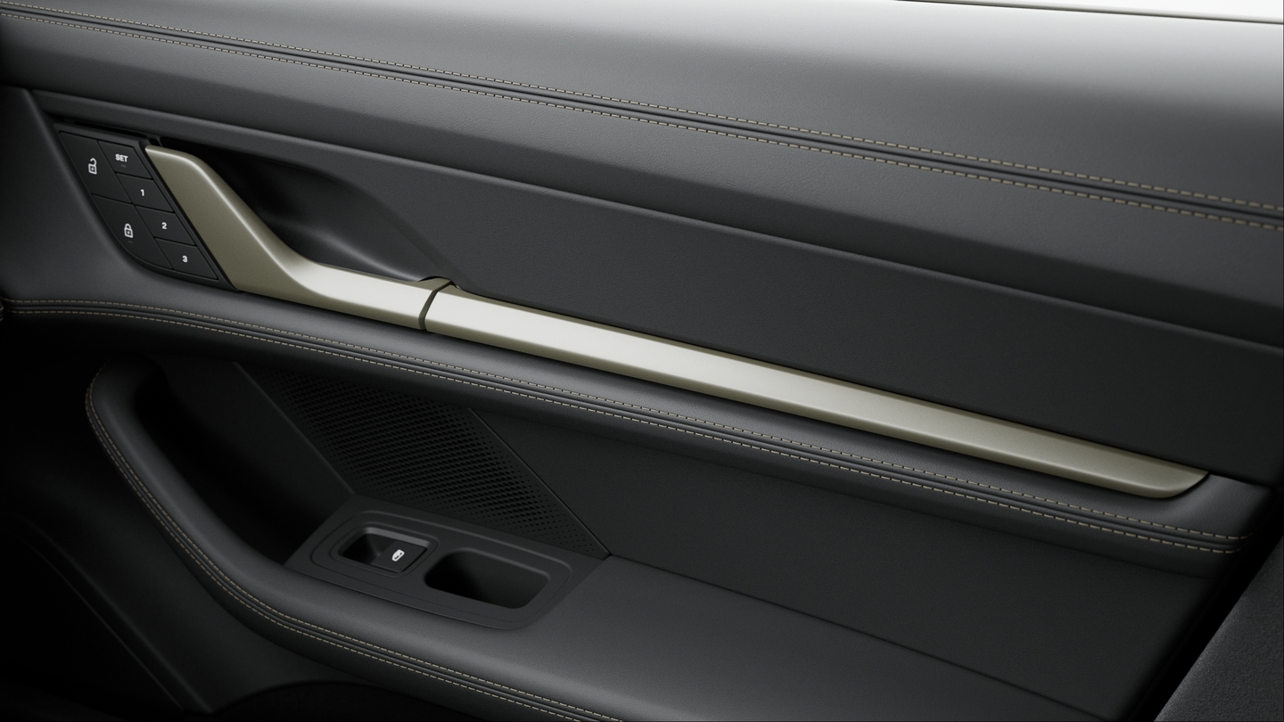 Leather interior Black with Interior Package Turbonite