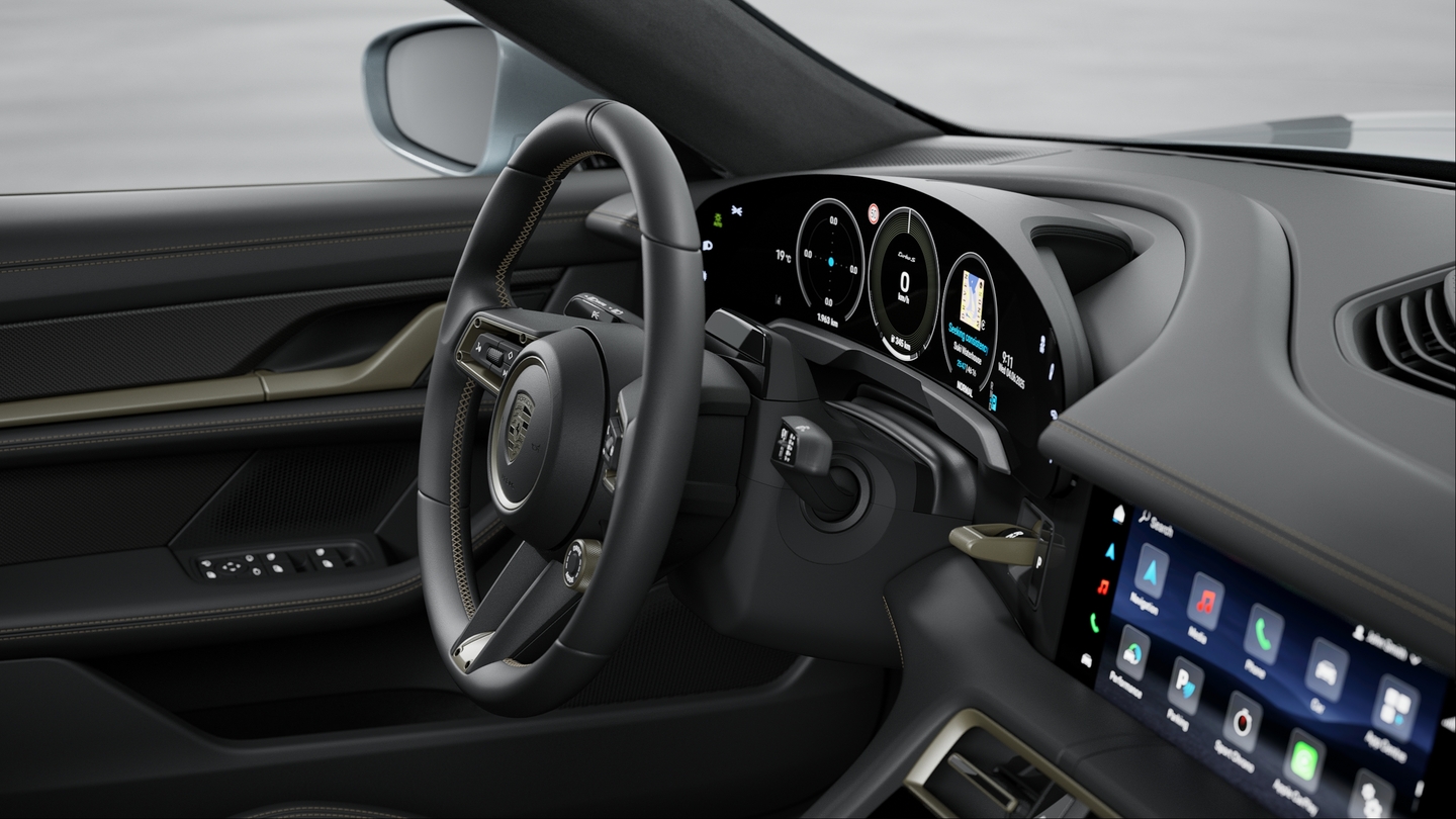 Leather interior Black with Interior Package Turbonite