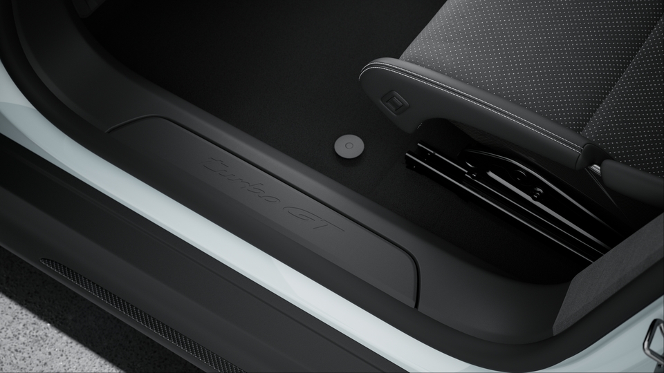 Door sill guards in Black