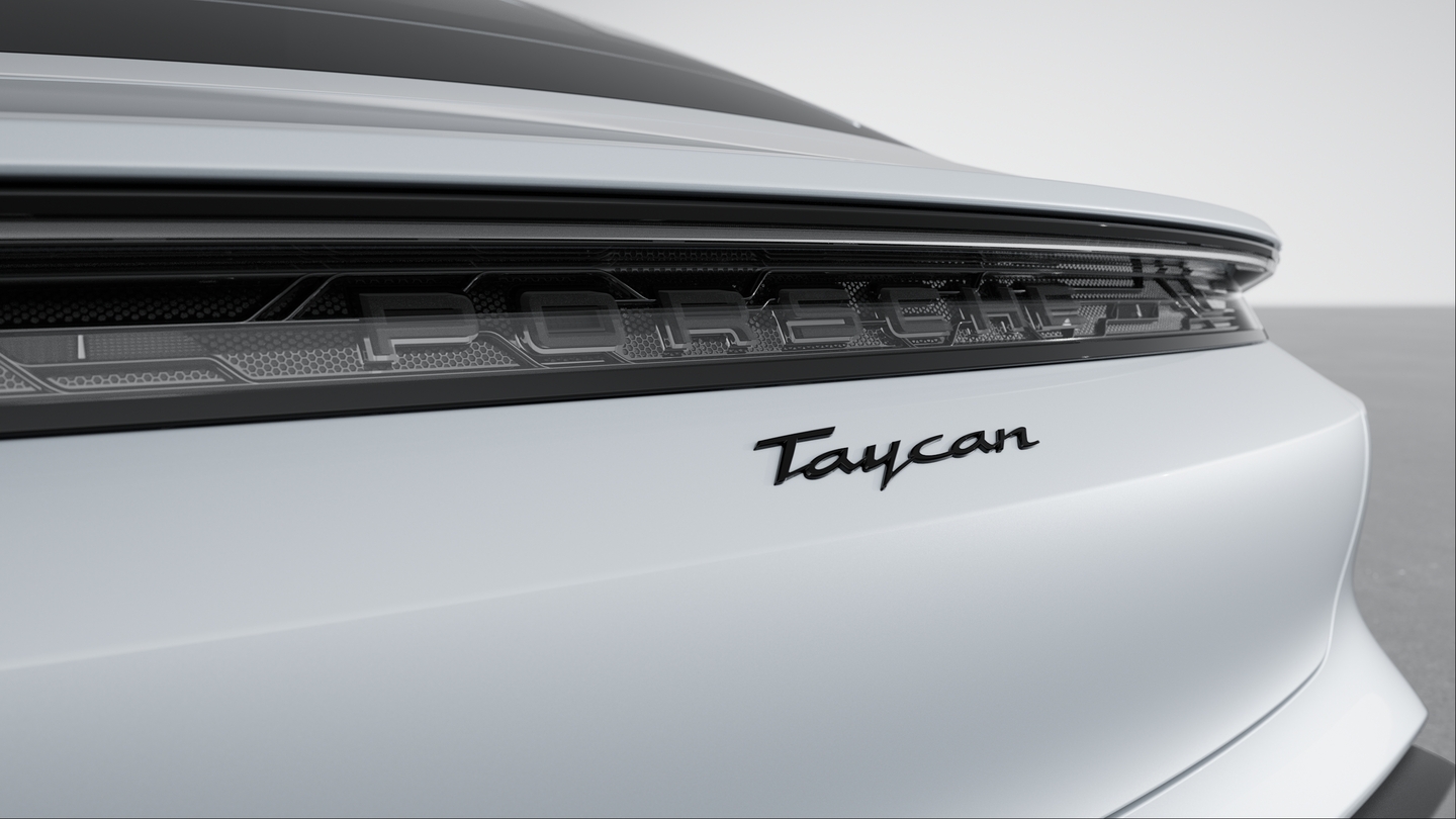 Model Designation painted in Black (high-gloss)