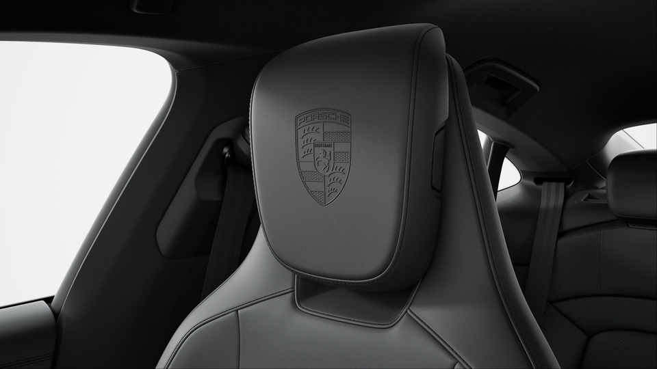 Porsche Crest on Headrests (Front Seats)