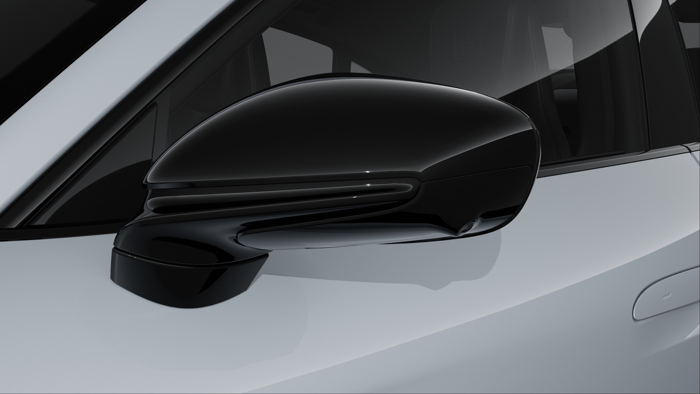 Exterior mirrors painted in Black (high-gloss)