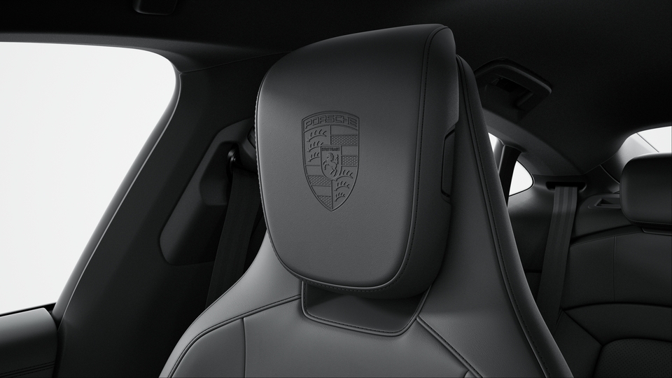 Porsche Crest on Headrests (Front Seats)