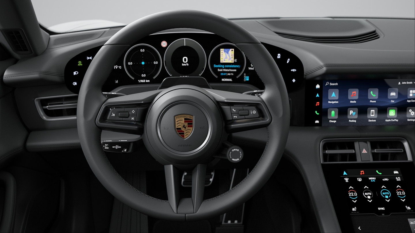 Multifunction sports steering wheel leather including Mode Switch