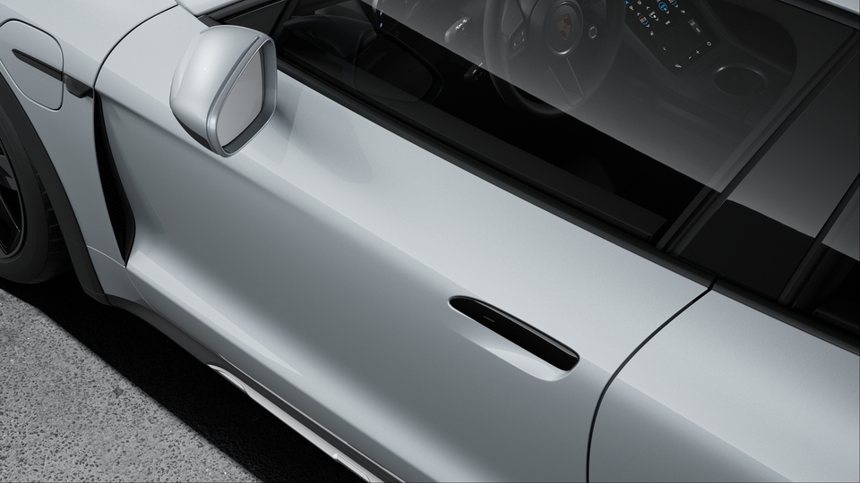 Door Release Levers painted in Black (high-gloss)