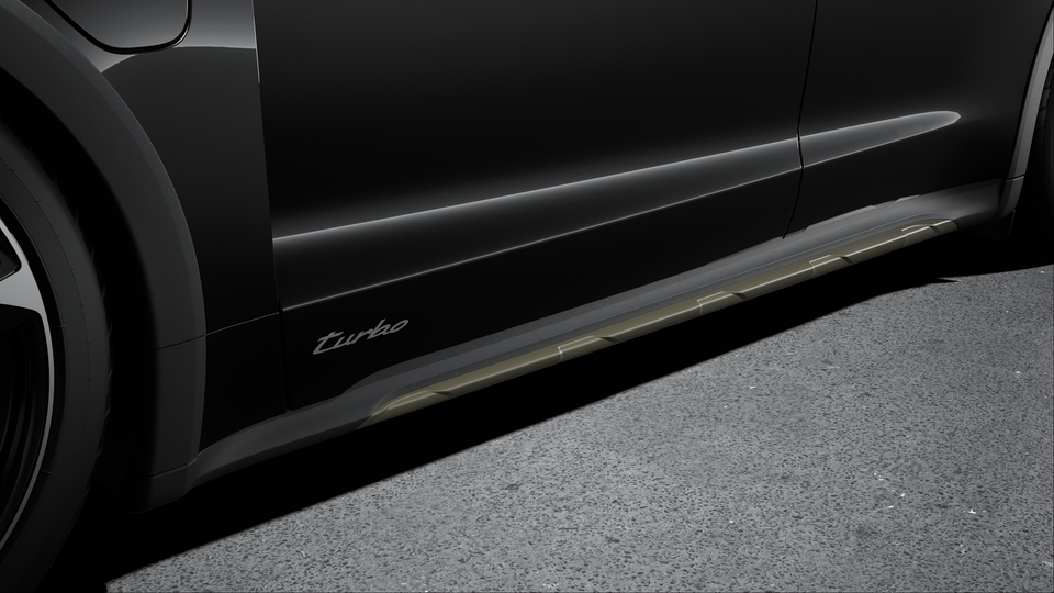 Model designation on doors in Silver