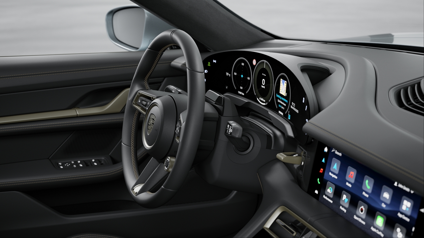 Leather interior Black with Interior Package Turbonite