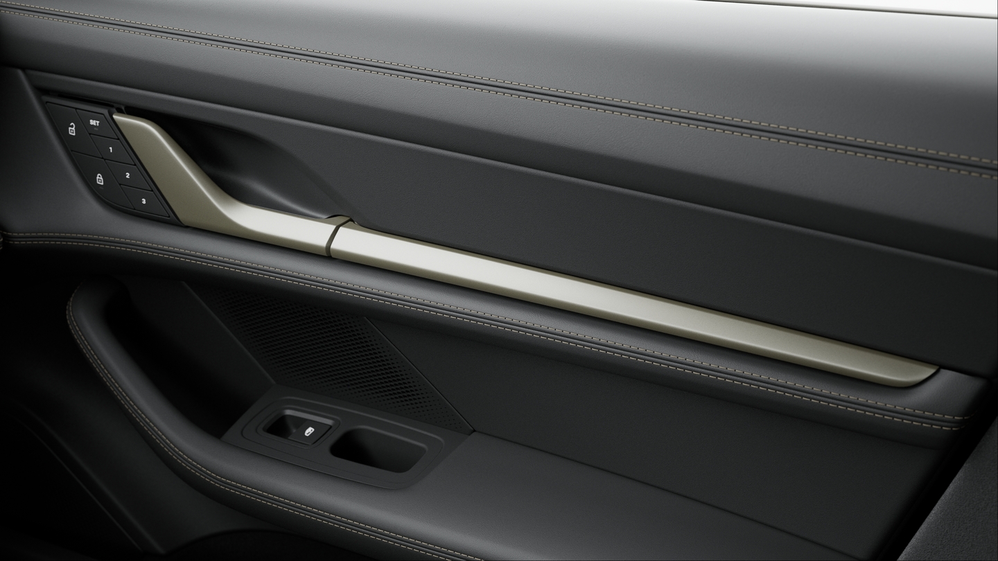 Leather interior Black with Interior Package Turbonite