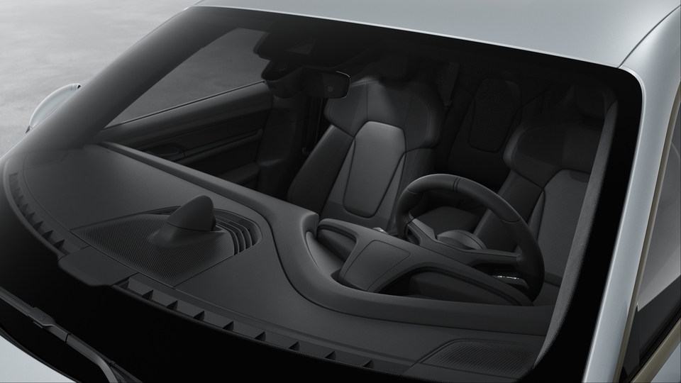 Windscreen with grey top tint