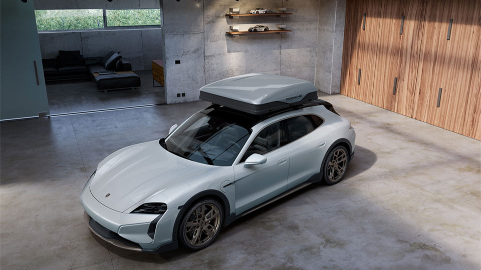 Roof tent (Black/light grey hard shell case)