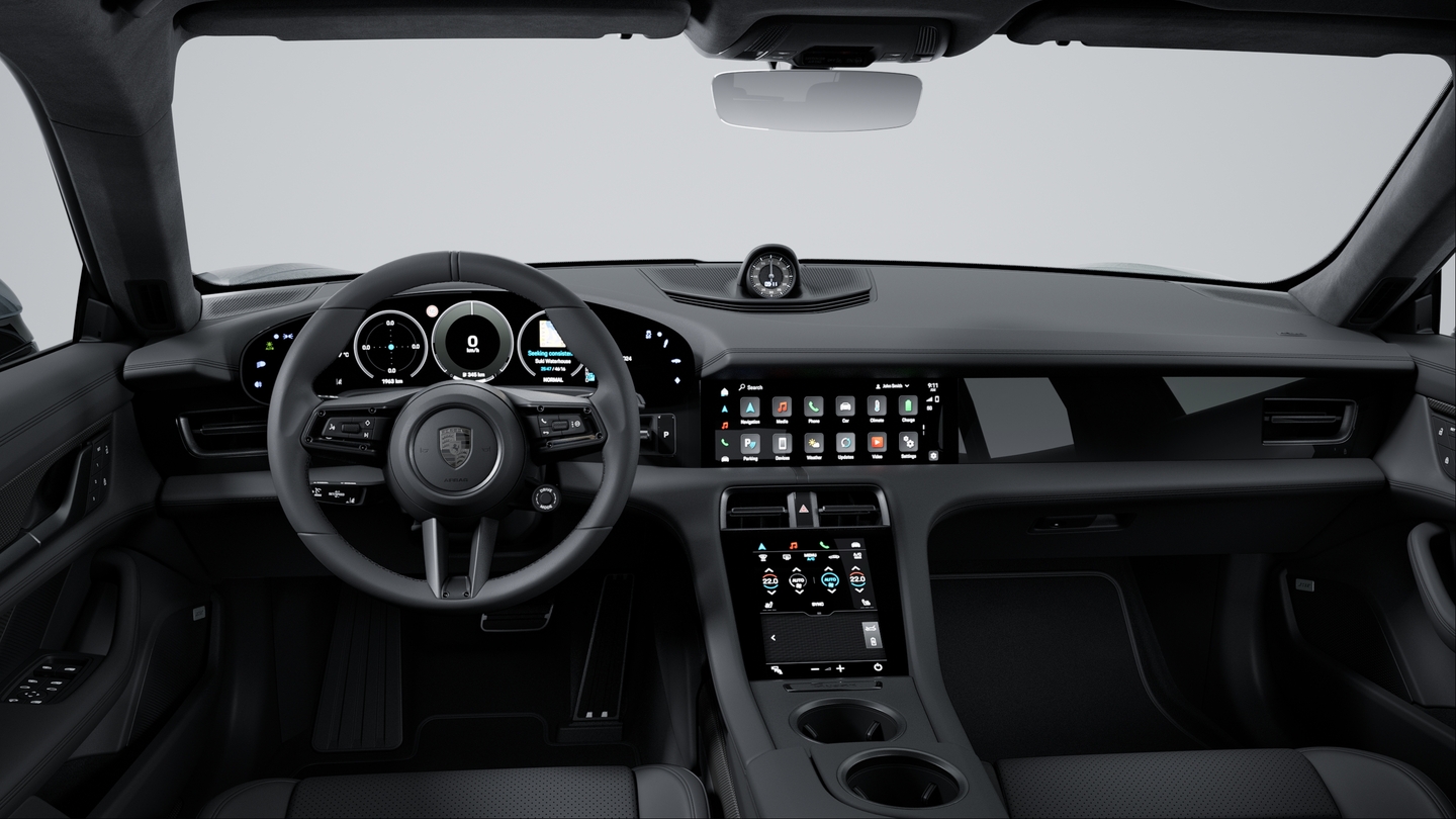 Interior Trim in Matte Carbon Fibre