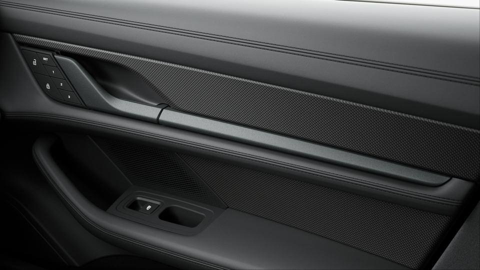 Interior Trim in Matte Carbon Fibre