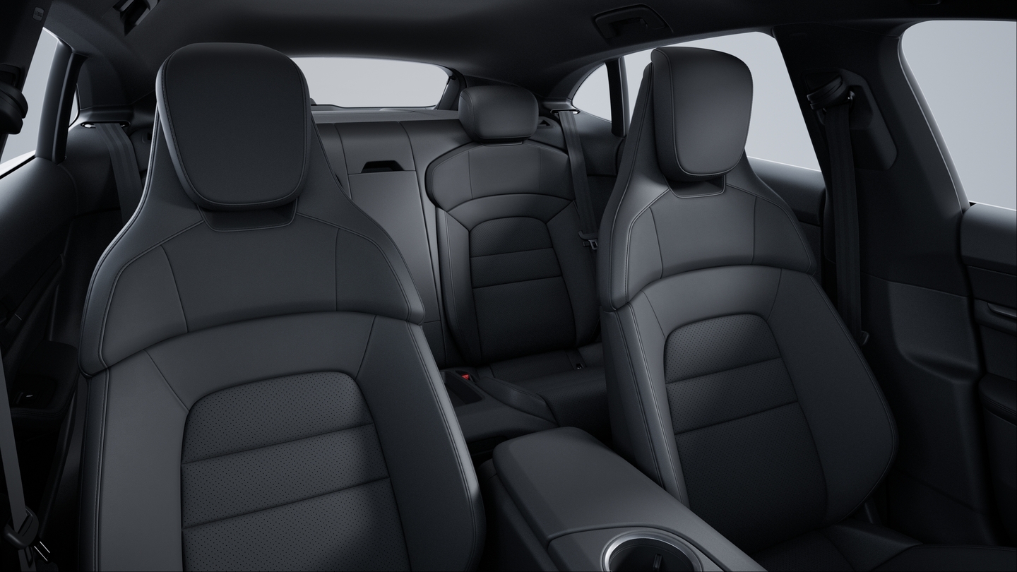 Partial leather interior Black
